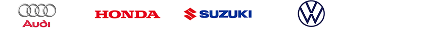 アウディ、本田技研工業株式会社、スズキ株式会社、フォルクスワーゲン