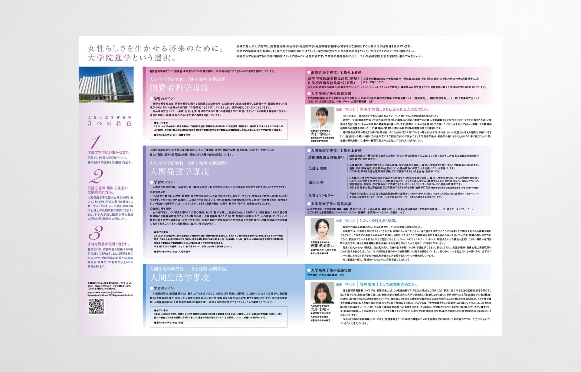 金城学院大学_2025年_大学院在人間生活学研究科_在学生特別入試リーフレット_02
